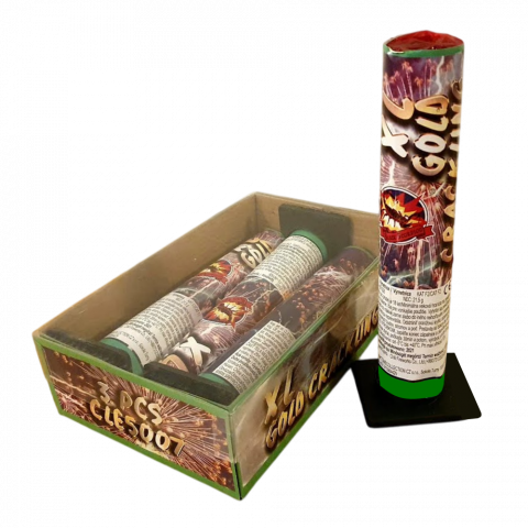 SRPYRO XL Gold Crackling Bombenrohre