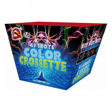 SRPYRO Color Crossette 49 Schuss 20 mm