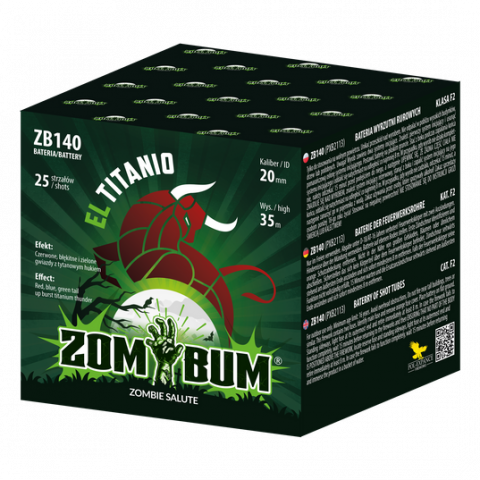 Zom Bum El Titanio 25 Schuss