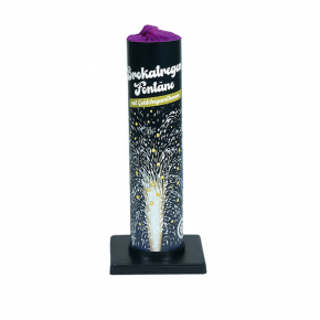 Funke Brokatregen-Fontäne mit Goldchrysanthemen