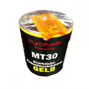 Pyrotrade Starklicht Bodenleuchtkörper gelb