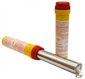 Piromax Starklicht Handfackel rot