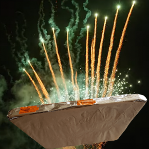 Pyrotrade Golden Rain Green Comet