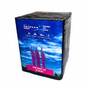 Triplex Day-Cake Pink Rauchkometen Salut