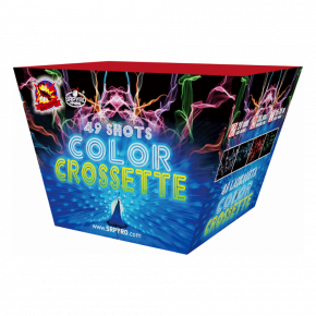 SRPYRO Color Crossette 49 Schuss 20 mm